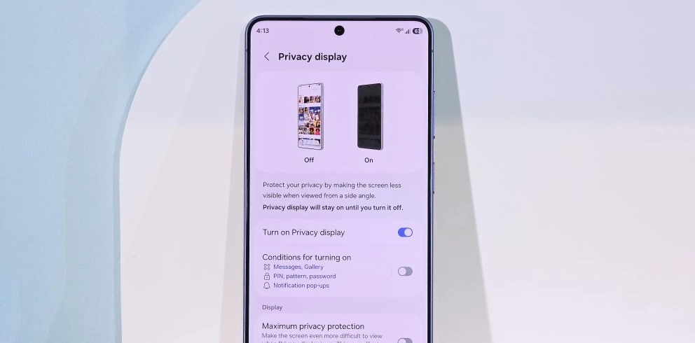 galaxy s26 privacy display