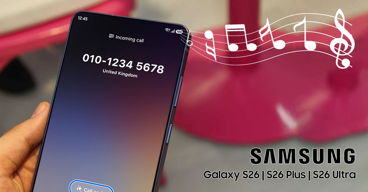 use song as ringtone on galaxy s26